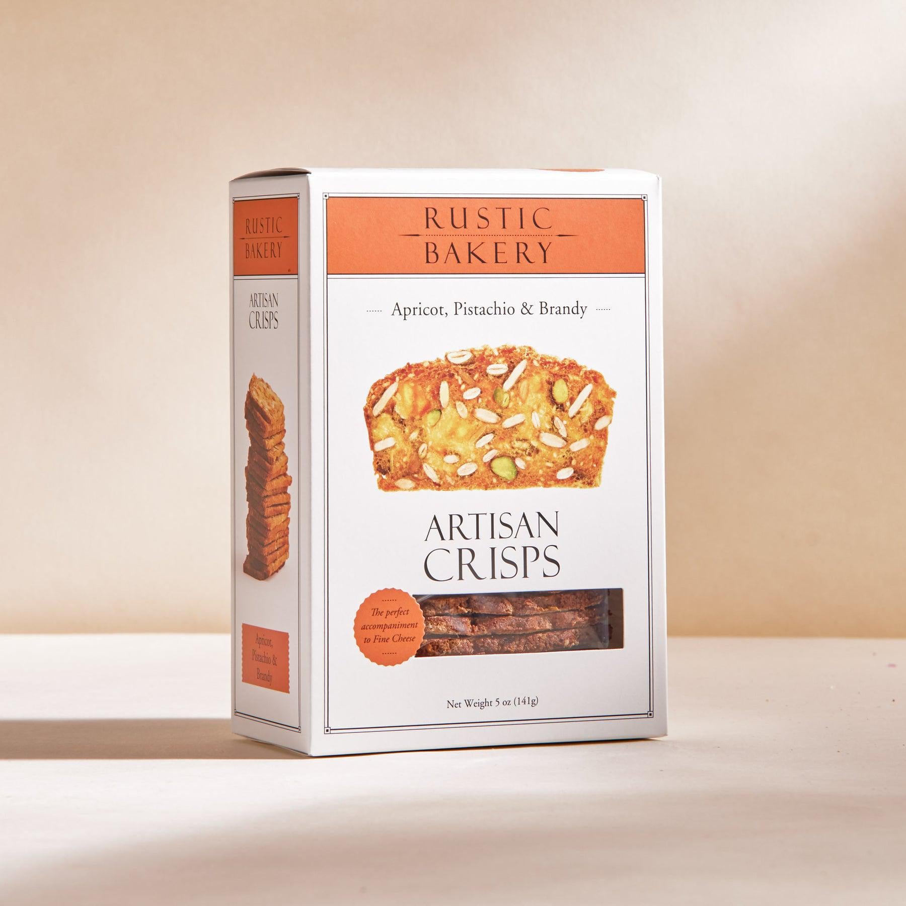 Rustic Bakery Artisan Crisps - Apricot, Pistachio & Brandy